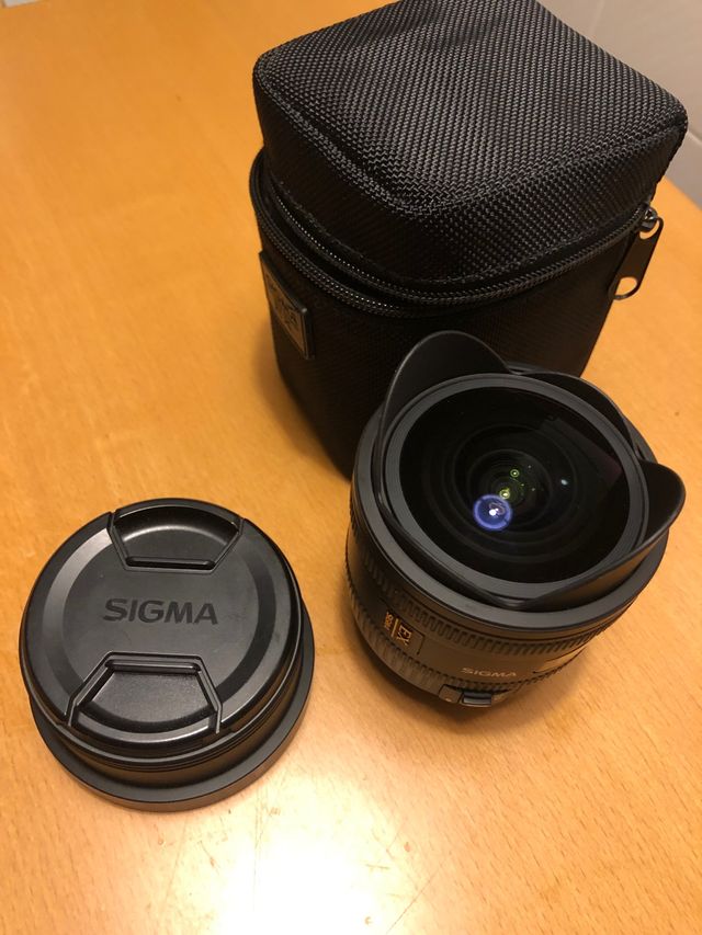 Objetivo fisheye sigma 10mm 2.8f