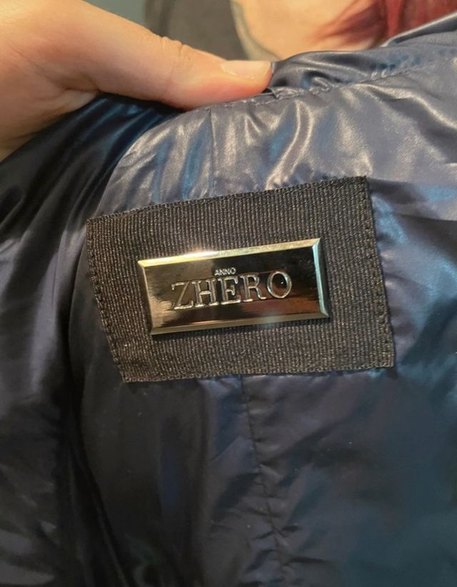 Piumino d'oca blu Anno Zhero