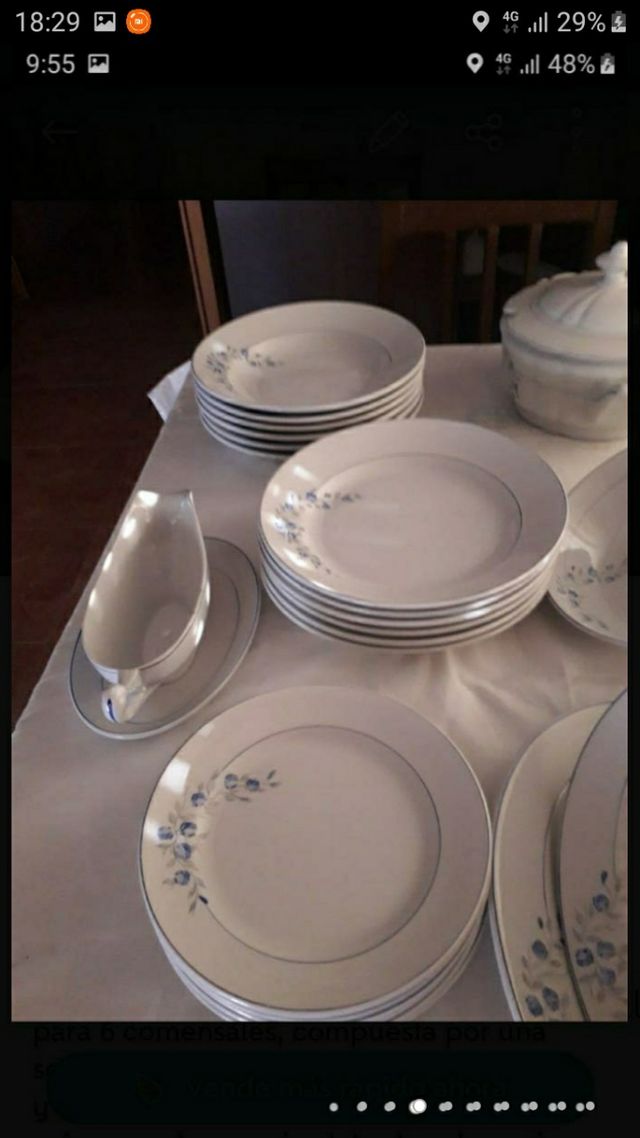 VAJILLA DE PORCELANA