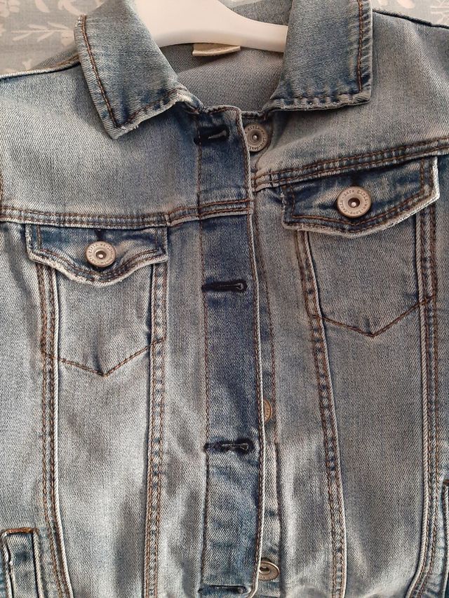 Cazadora vaquera niña zara, talla 9/10