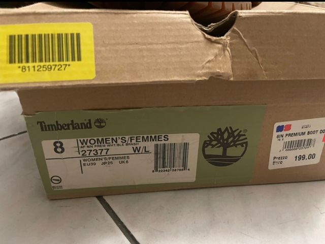 Timberland original taglia 39
