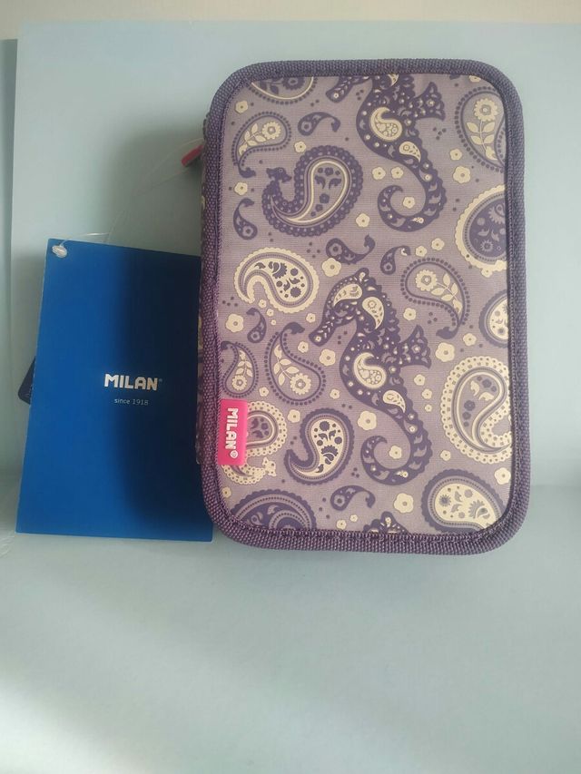 estuche lila milan