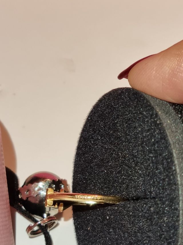 anillo tous oro y brillantes