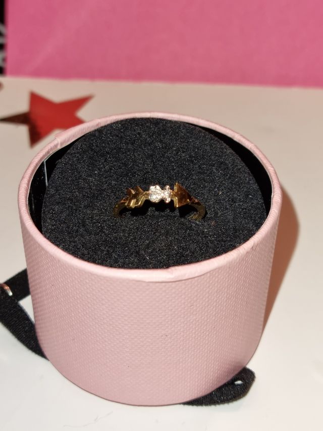 anillo tous oro y brillantes