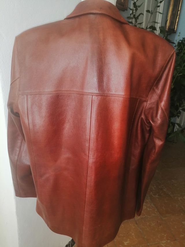 Chaqueta hombre piel alta calidad