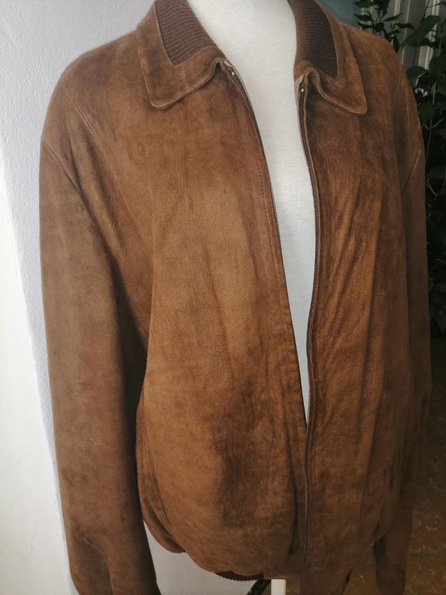 Chaqueta hombre piel alta calidad