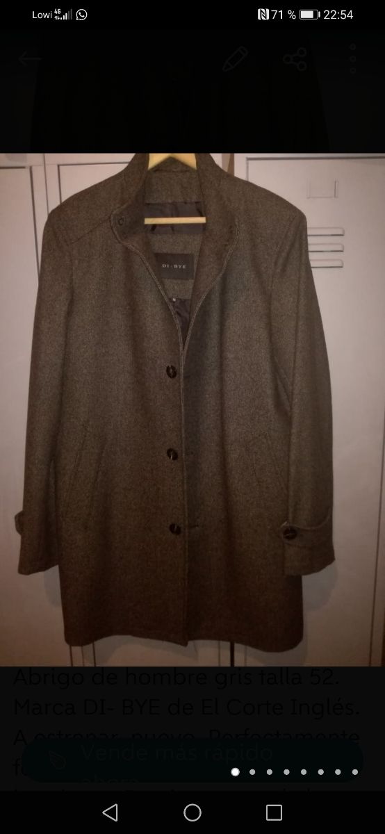 Chaqueta hombre piel alta calidad