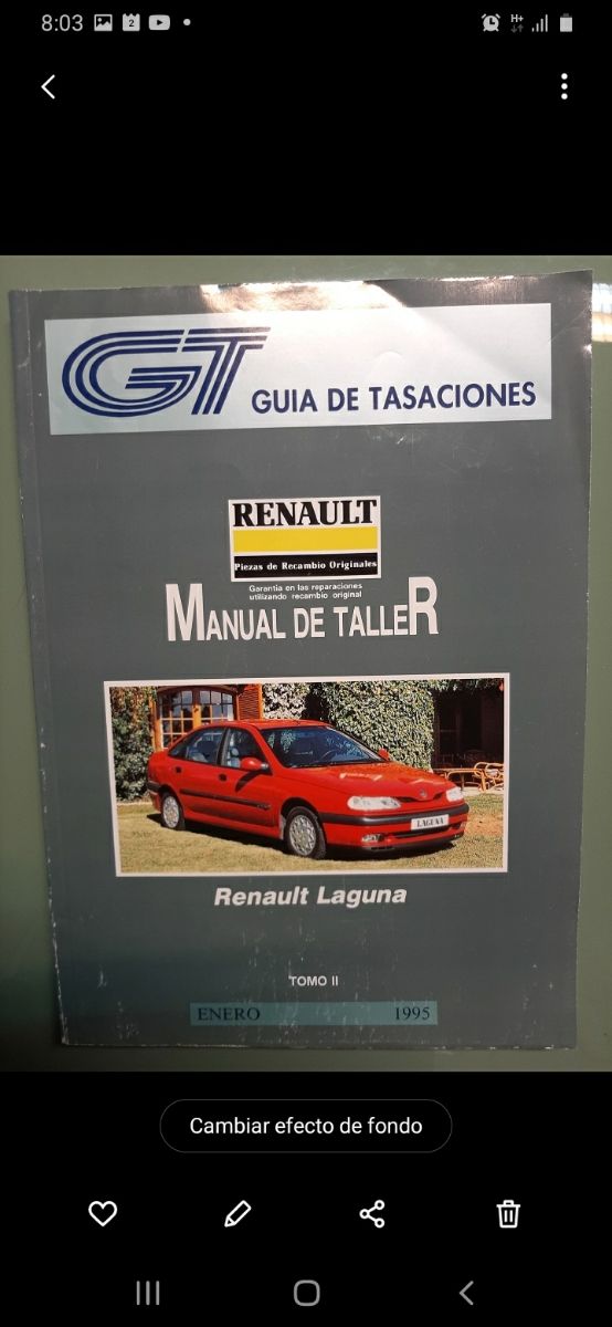 Manual de taller Renault Laguna '95