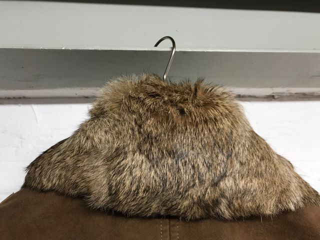 CHAQUETA AERONÁUTICA T.42 CAMEL CON PELO NATURAL