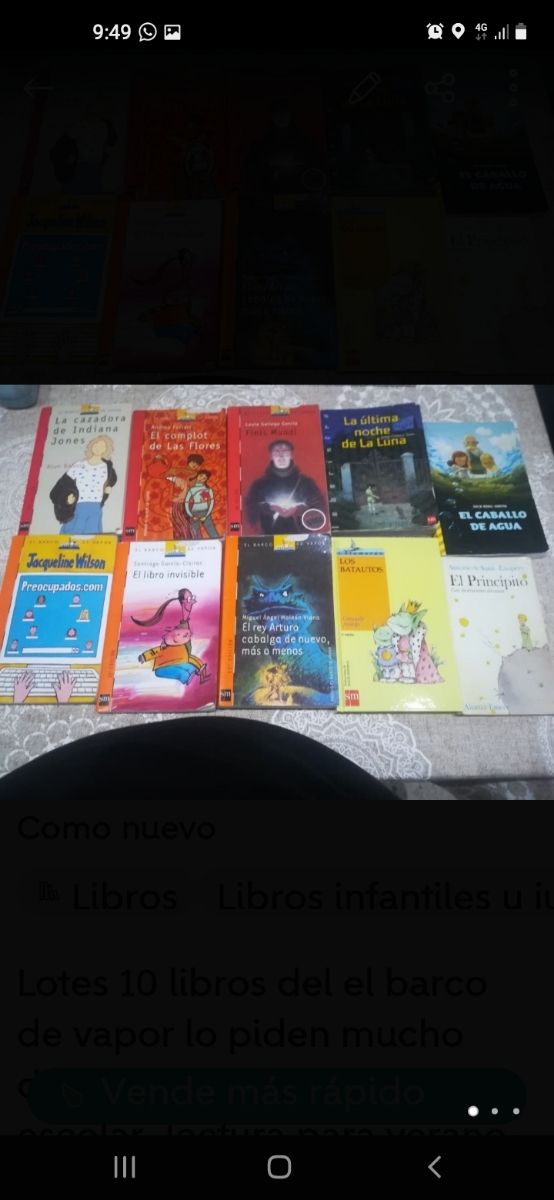 lote de libros del barco de vapor