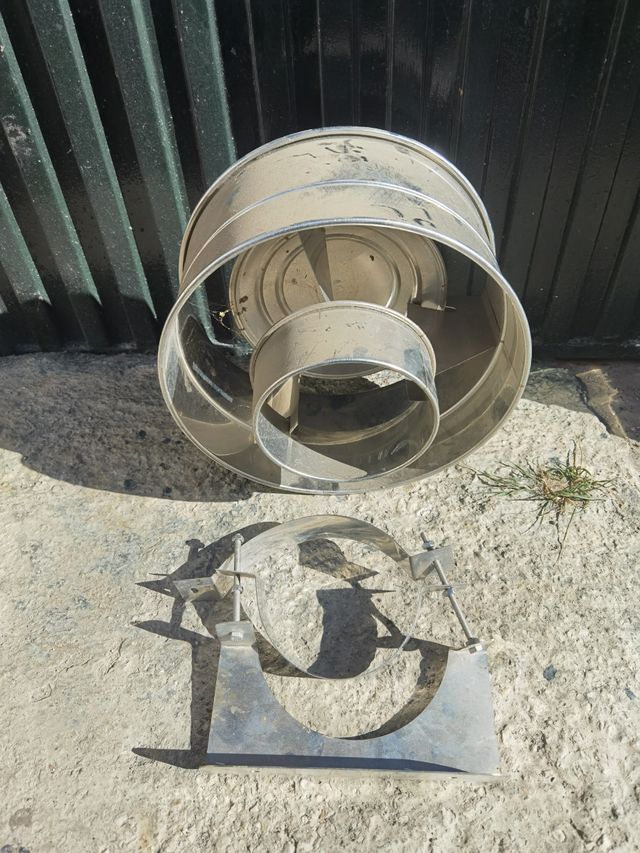 sombrero de tubo de extracción de acero inoxidable