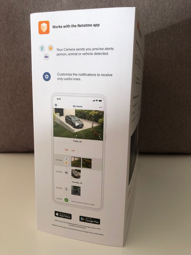Cámara de vigilancia exterior NETATMO
