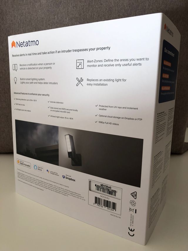 Cámara de vigilancia exterior NETATMO