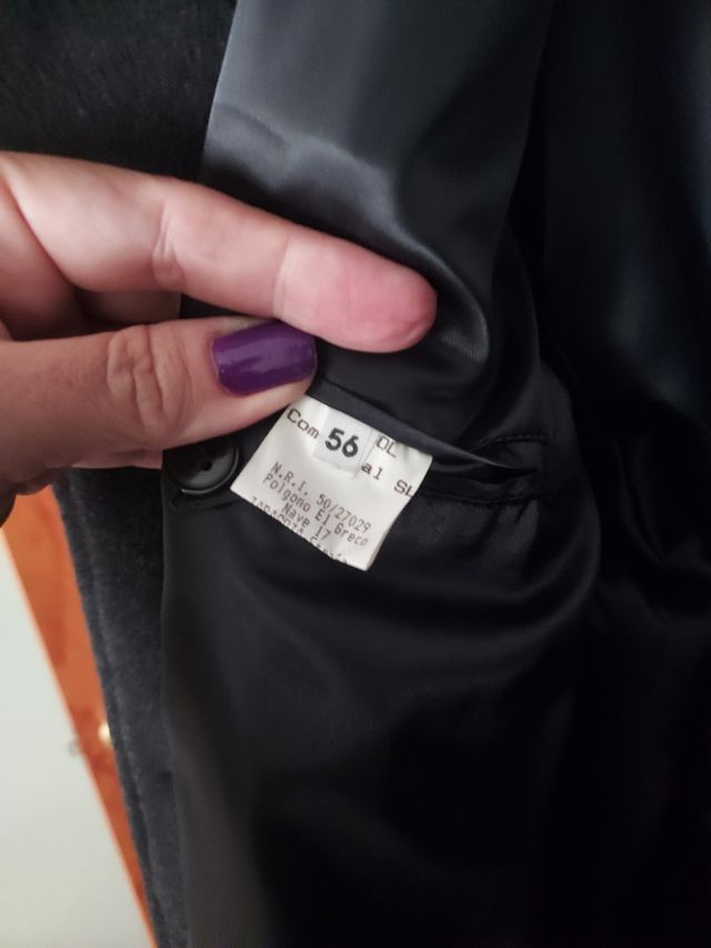 Chaqueton de paño hombre 56