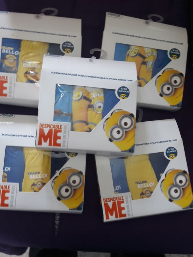 cajita de slip de minions