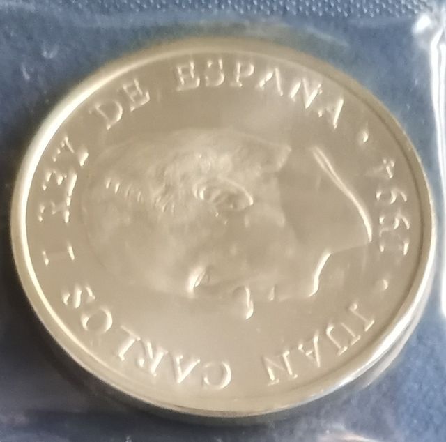 ESPANHA Moeda prata 2000 Ptas Assembleia FMI-BM