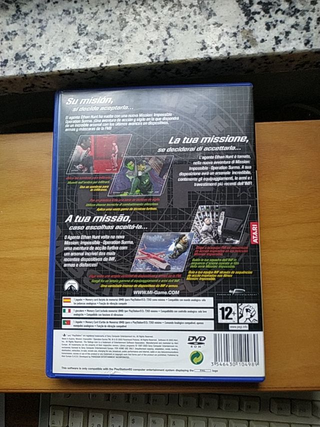 Juego MI para PlayStation 2