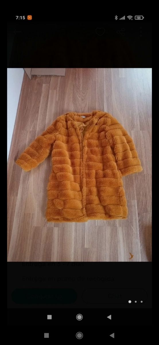 Abrigo mujer talla L