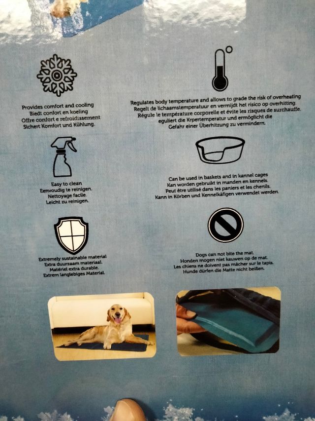 cama para perro gato de gel