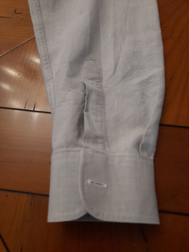 camisa burberry gris claro