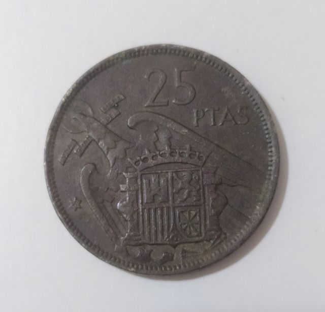25 pesetas 1957