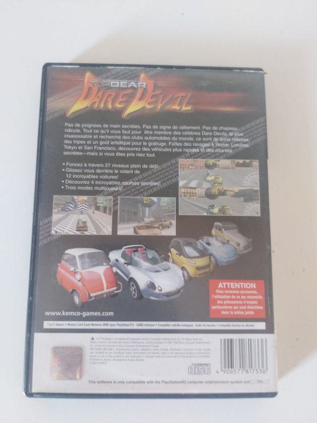 Top Gear Dare Devil - Ps2 Play2