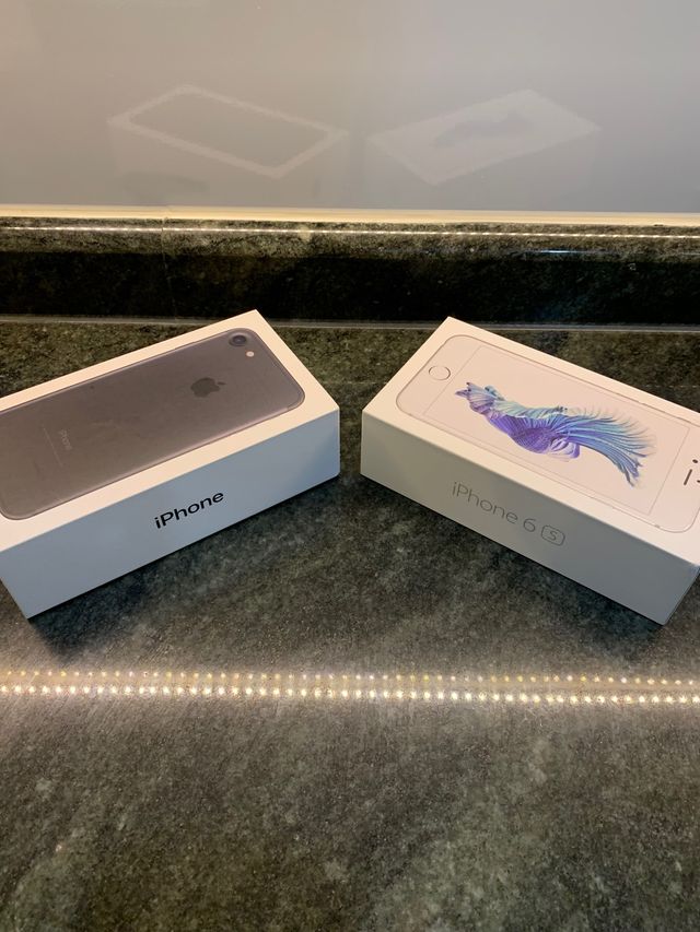 Cajas nuevas de IPhone 7 y IPhone 6S