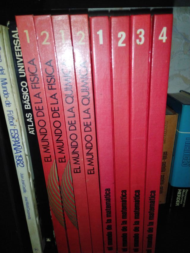 Enciclopedia escolar Matematicas,Fisica y Quimica.