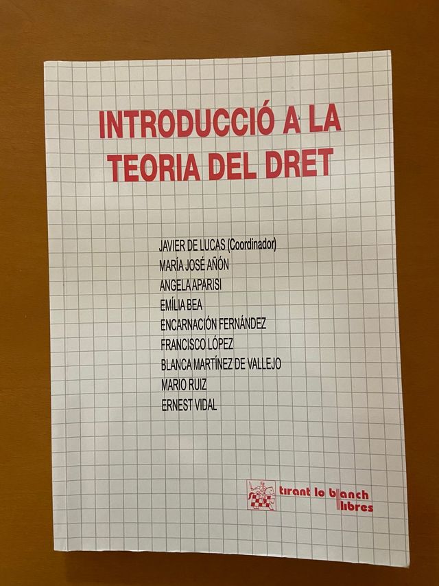 Introducció a la teoria del Dret - Javier de Lucas
