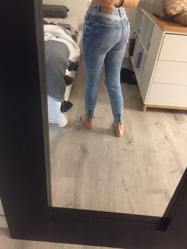 Pantalón vaquero pitillo Zara