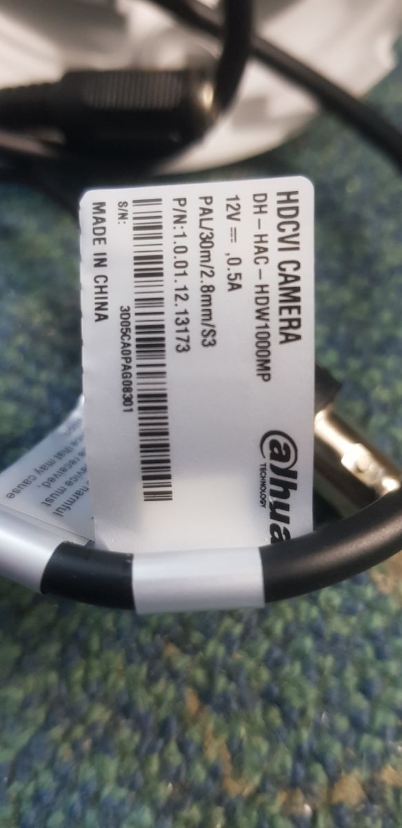 Cámara Dajhua HDCVI