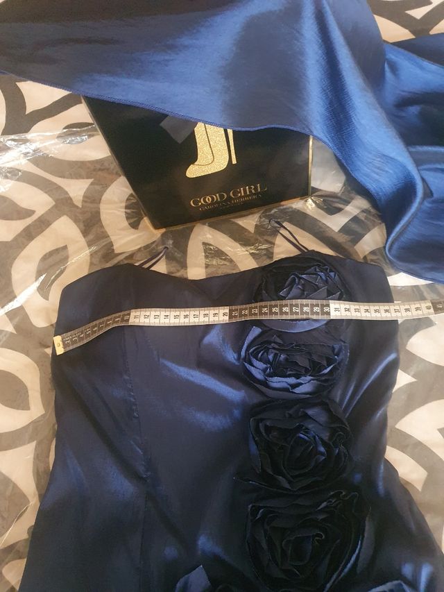 Vestido fiesta +Fular Ashwi París talla S 36