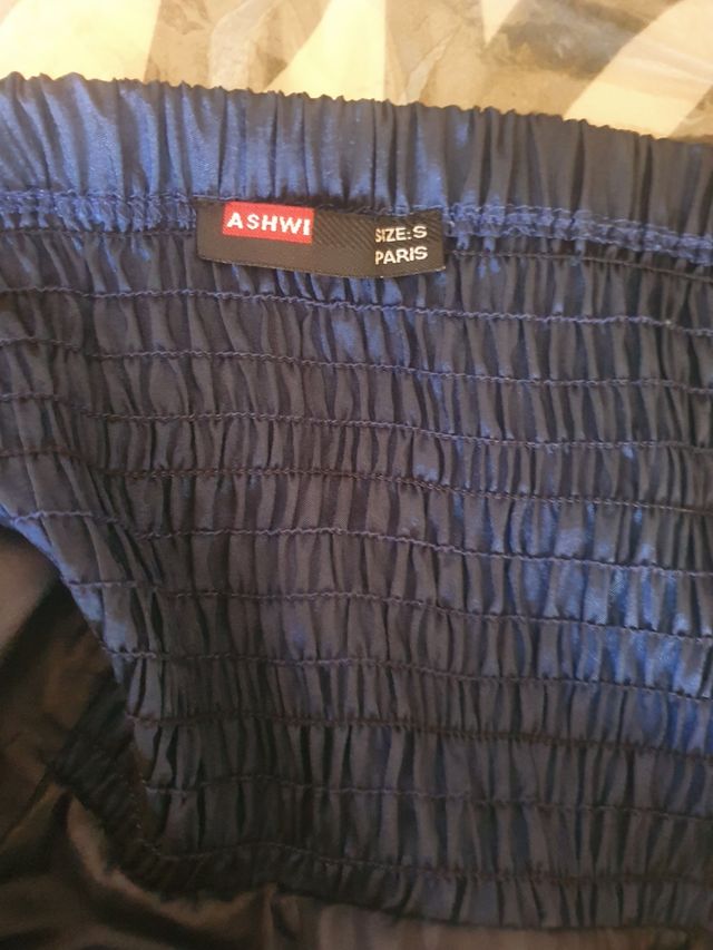 Vestido fiesta +Fular Ashwi París talla S 36