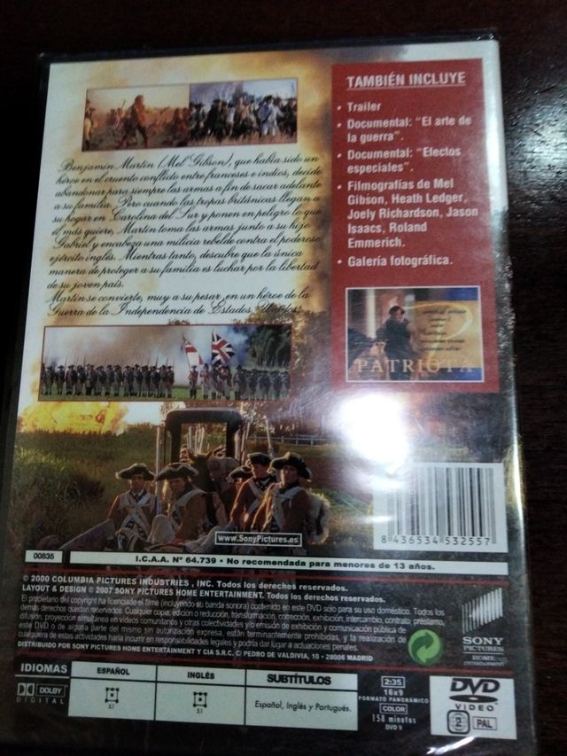 El patriota DVD