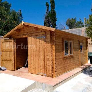 Garage prefabbricato in legno. 350x520cm