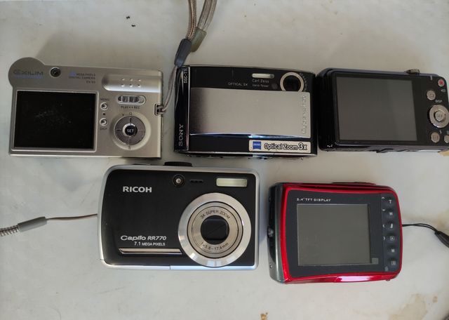 Lote cámaras de foto