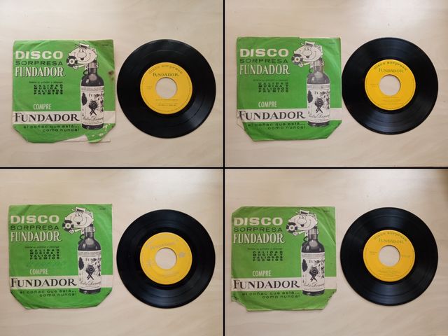 Discos vinilos pequeños 45 rpm vintage