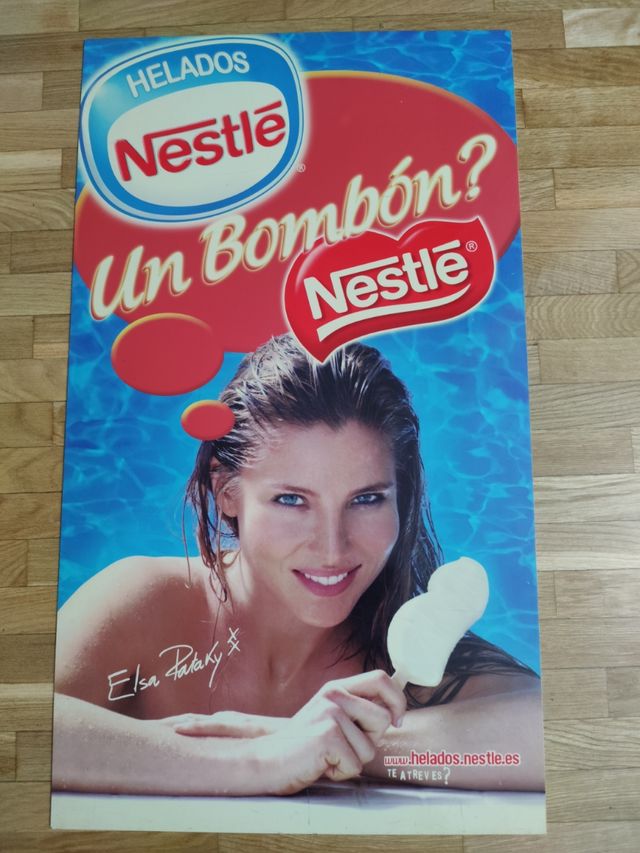 Cartel helados Camy Nestlé Elsa Pataky