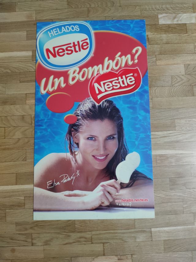 Cartel helados Camy Nestlé Elsa Pataky