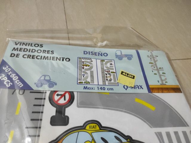 Vinilo medidor del crecimiento