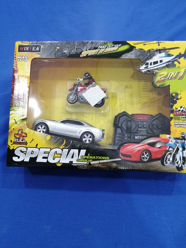 RC Infrarrojos, conjunto coche y moto