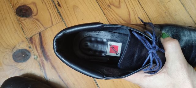 botines azul marino de Patricia 