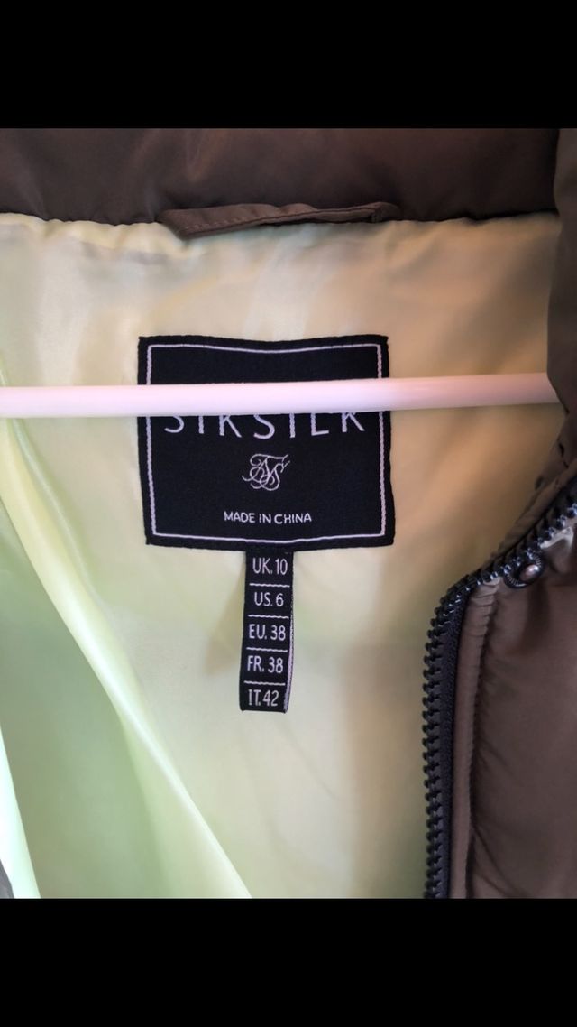 Abrigo plumas siksilk