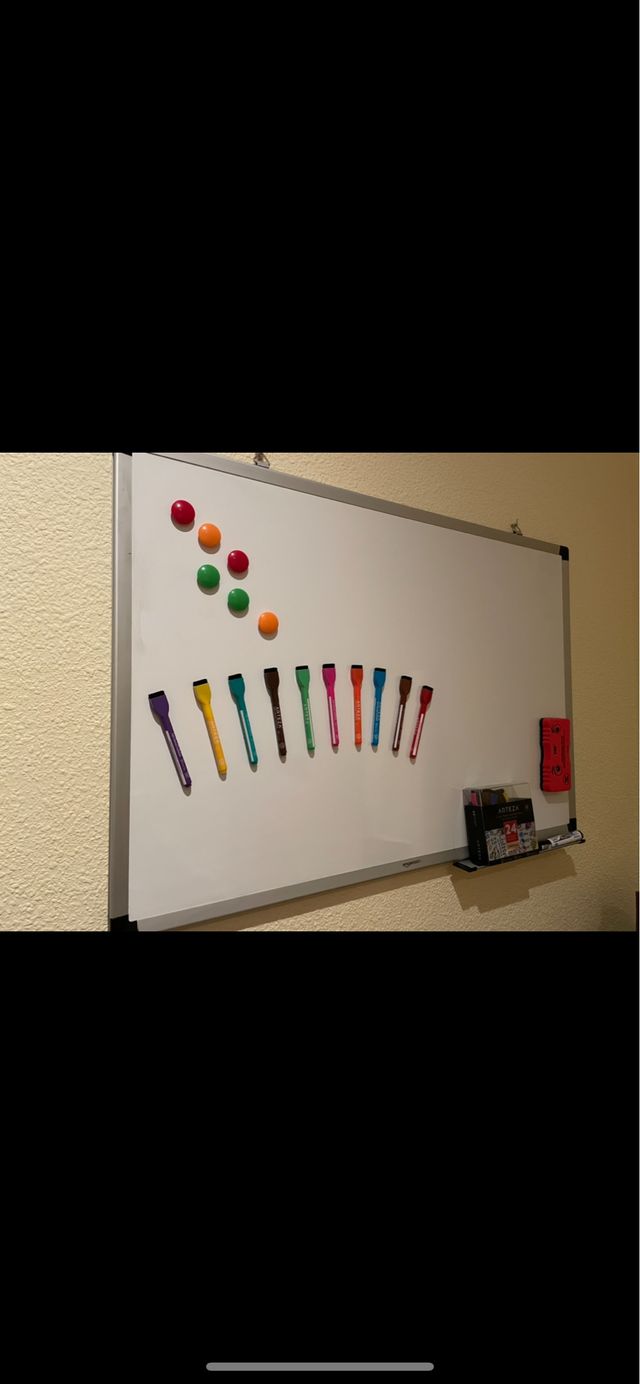 Pizarra blanca magnética