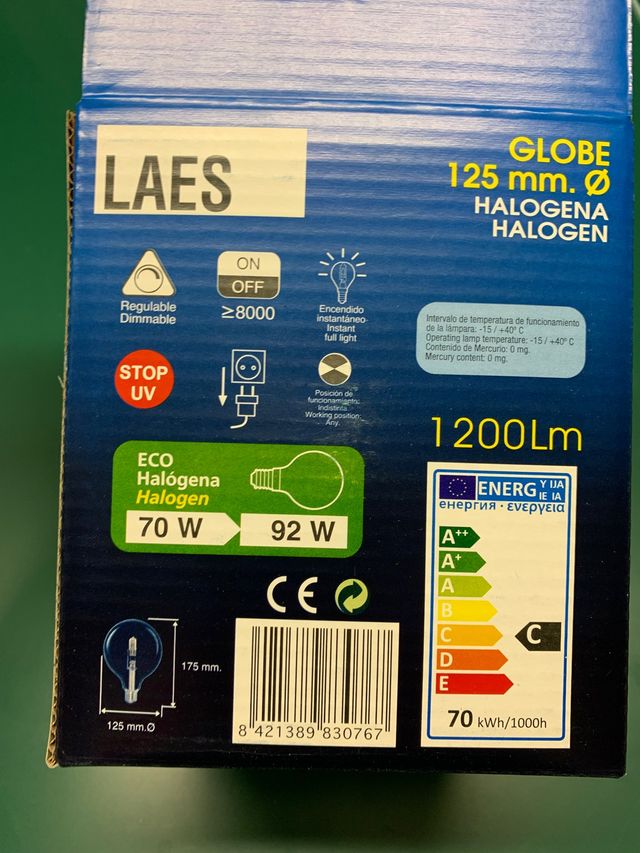 12 Lampade  Alogene LAES