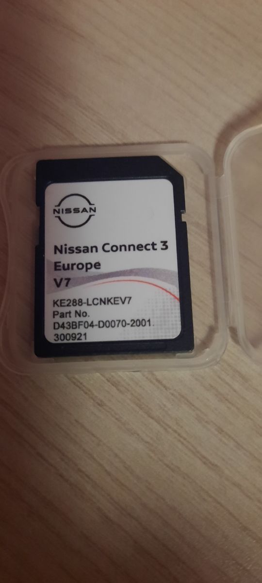 NISSAN CONNECT 3 SCHEDA SD NAVIGAZIONE  EUROPA