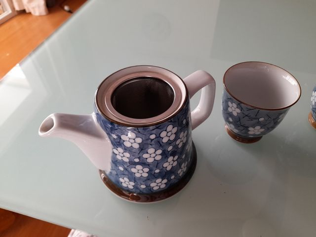 juego de te de porcelana