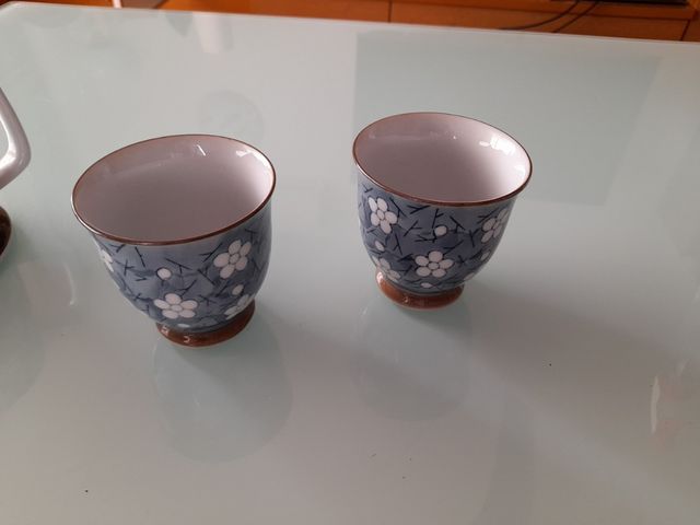 juego de te de porcelana