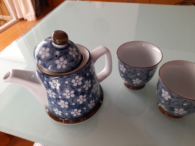 juego de te de porcelana