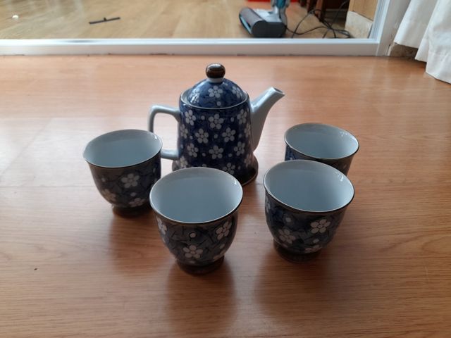 juego de te de porcelana